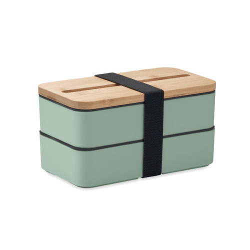 Lunch box z PP z recyklingu Miętowy Zielony MO2088-77 