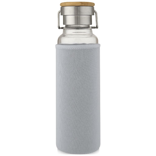 Szklana butelka Thor o pojemności 660 ml z neoprenowym pokrowcem Szary 10069682 (4)