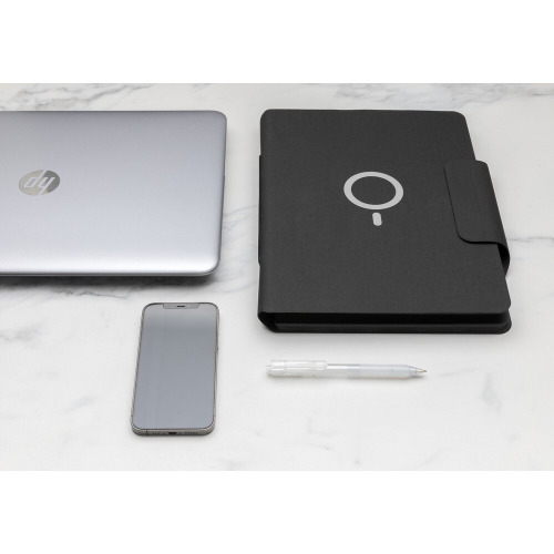 Teczka konferencyjna Arctic, magnetyczna ładowarka bezprzewodowa 10W Czarny P774.322 (11)