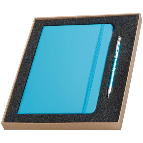 Zestaw notes A5 i długopis NORDERSTEDT Morski 287614 (1)