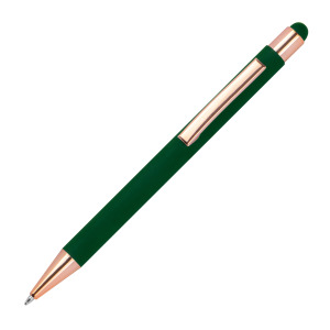Długopis metalowy touch pen soft touch MIRAMAR Ciemnozielony