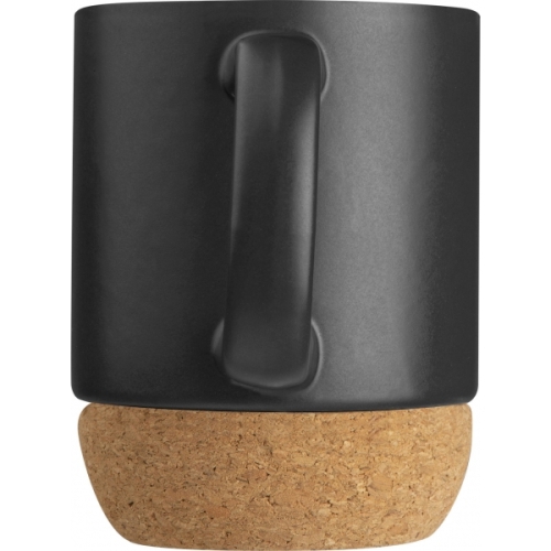Kubek ceramiczny z korkiem czarny 241803 (2)