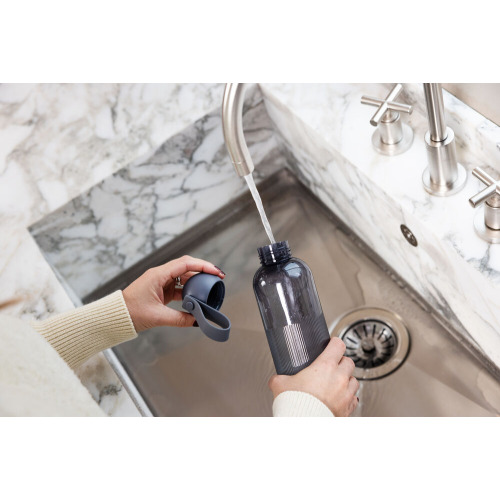 Butelka na wodę TURE, ciemnoszary Ciemnoszary 5018611- (2)