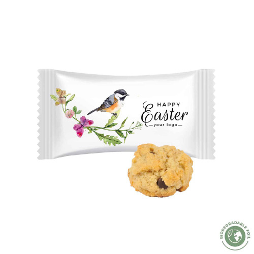 Ciastko Reklamowe Owsiane Mini z Kawałkami Czekolady Wielokolorowy S0070E (1)