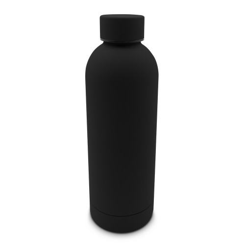 Butelka termiczna 500 ml | Terryl czarny V1293-03 