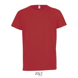 SPORTY Dziecięcy T-Shirt Czerwony