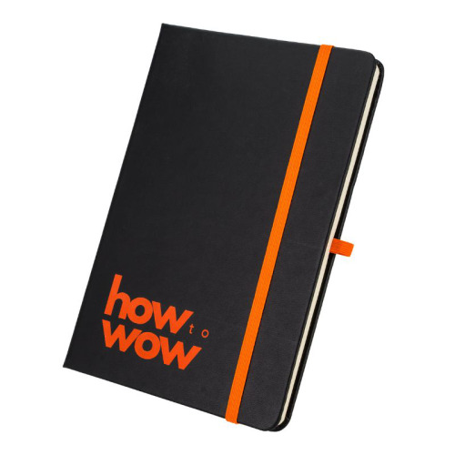 Notatnik A5 w linie SILKE Pomarańczowy 2386710 (7)