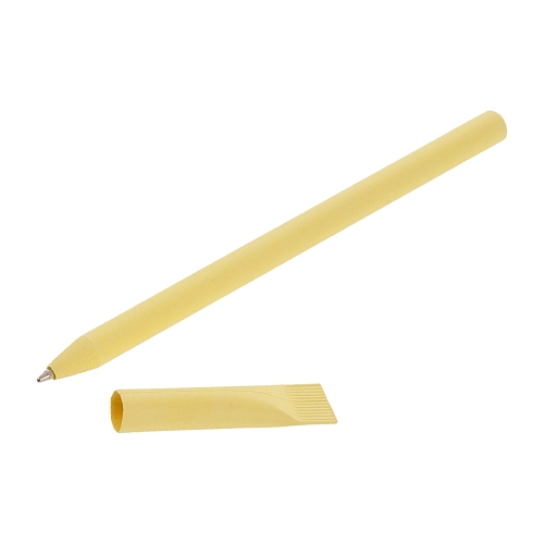 Długopis ekologiczny, zatyczka żółty V1630-08 (2)