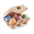 6 kredowych jajek w pudełku beżowy MO6479-13  thumbnail