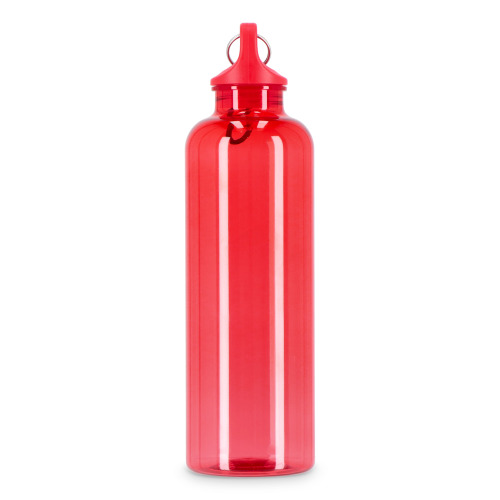 Butelka na wodę Noa R-PET 750 ml Przezroczysty Transparentny / czerwony LT98914-N0421 (4)