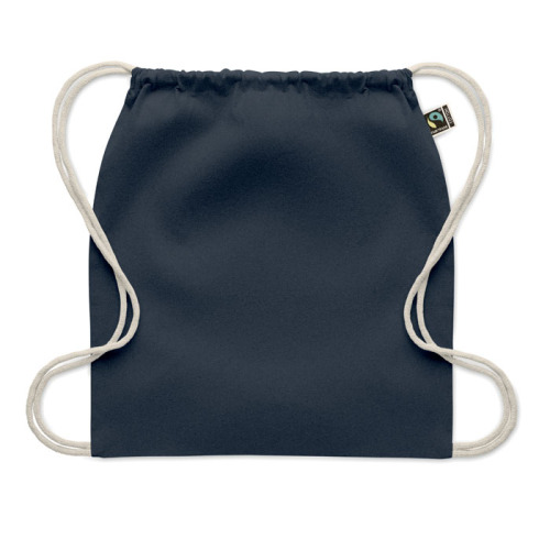 Worek ze sznurkiem Fairtrade 18 Niebieski MO2591-04 