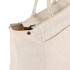 Torba bawełniana z zamkiem błyskawicznym OEKO-TEX® 39 x 24 x 34 cm 320 g/m² Ecru LT95387-N0054 (2) thumbnail