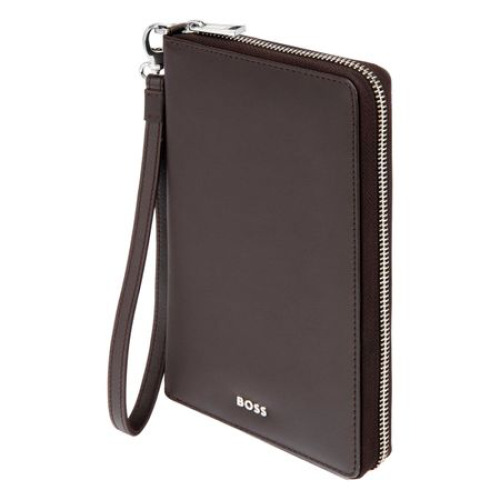 Portfel podróżny Classic Smooth Black Brązowy HLL503Y (3)