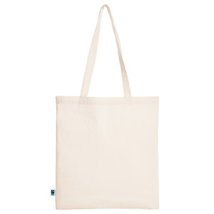 Torba Shopper Bawełniana z Długim Uchwytem