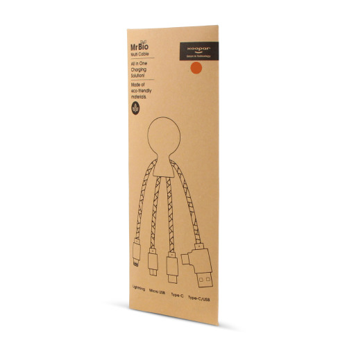 2081 | Xoopar Mr. Bio Charging cable Pomarańczowy LT41004-N0026 (2)