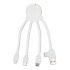 4009| Xoopar Eco Octopus Kabel do ładowania Ocean Bound Plastic Biały LT41023-N0001  thumbnail