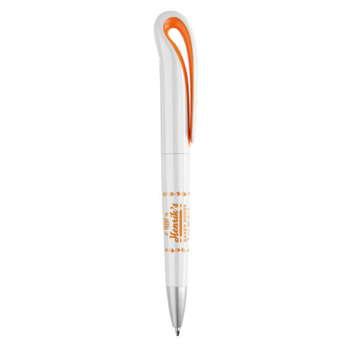 Przekręcany długopis, ABS pomarańczowy MO7793-10 (1)
