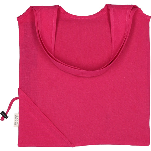 Torba bawełniana z recyklingu 118 g/m2 MODENA Różowy 526211 (2)