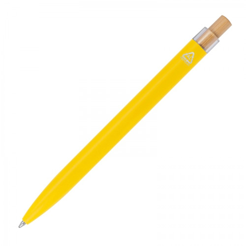 Długopis aluminiowy z recyklingu DORIS żółty 1384508 (4)