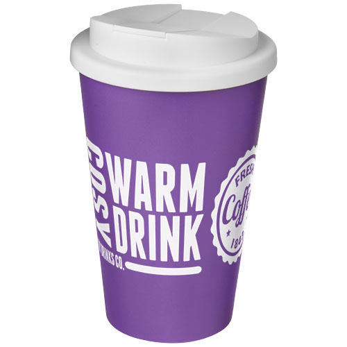Americano® 350 ml tumbler with spill-proof lid Fioletowy 21069522 (1)