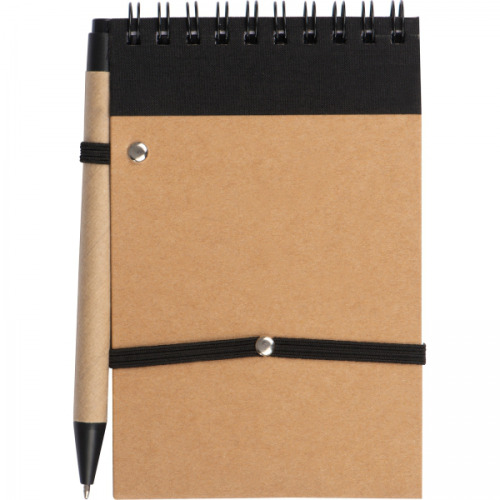 Notatnik w linie z długopisem EUGENIO Czarny 2049703 (6)