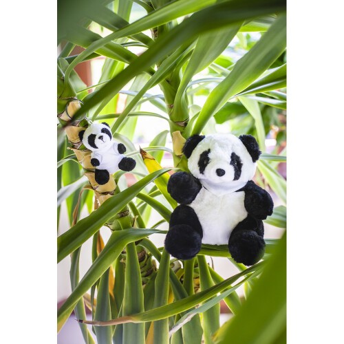 Bea, pluszowa panda, brelok czarno-biały HE763-88 (5)