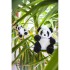 Bea, pluszowa panda, brelok czarno-biały HE763-88 (5) thumbnail