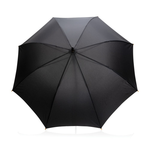 Bambusowy parasol automatyczny 23" AWARE™ RPET Czarny P850.651 (1)