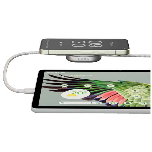 Zens Pro 2 kabel ładujący USB-C 2 w 1 o mocy 240 W Biały 12082101 (4)