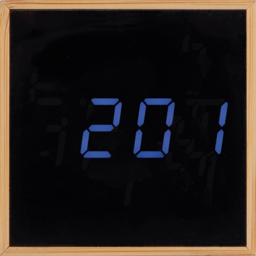 Zegar na biurko beżowy 246213 (2)