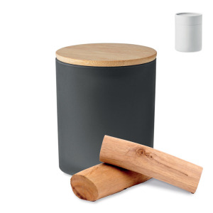 Świeca woskowa roślinna 280 gr Czarny