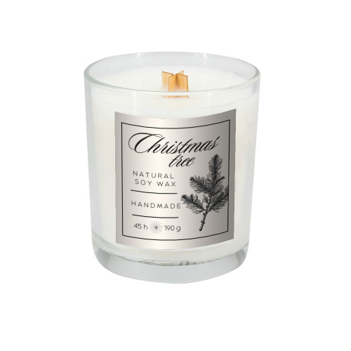 Świeca sojowa 190g Cedarwood Przeźroczysty PS0001 