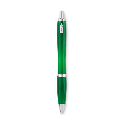 Długopis z RPET przezroczysty zielony MO6409-24 (1)
