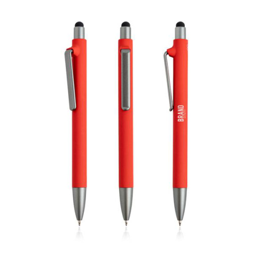 Dlugopis Soft Touch z recyklingowanego plastiku / Soft RPP Royal blue IP13159664 (1)