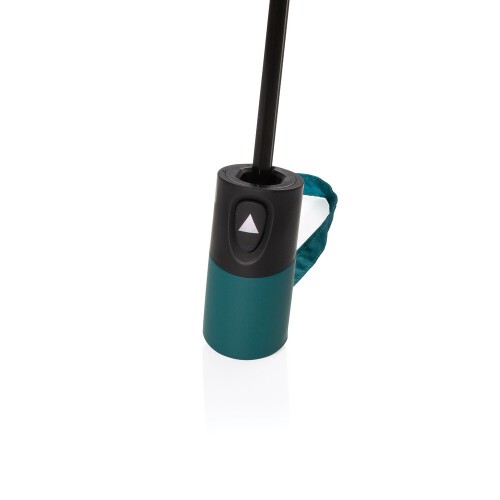 Mały parasol automatyczny 21" Impact AWARE™ RPET zielony P850.437 (3)