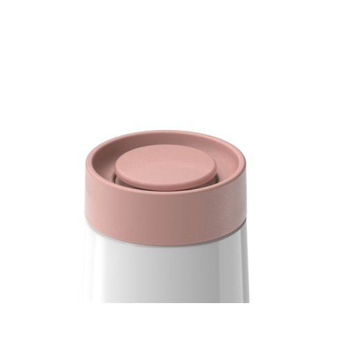 Kubek podróżny 350ml White/Pink Travel White/Pink B3LL-7398 (2)