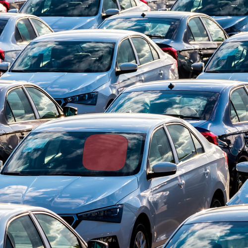 Osłona przeciwsłoneczna do samochodu, składana Czarny VA716-03 (1)