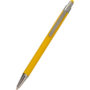 Długopis metalowy touch pen soft touch PAULA żółty