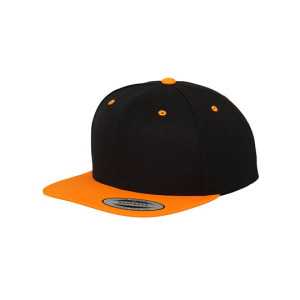 Czapka snapback dwukolorowa - Black & Red