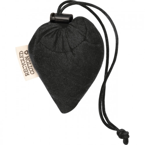Torba bawełniana z recyklingu 118 g/m2 Modena Czarny 526203 (2)