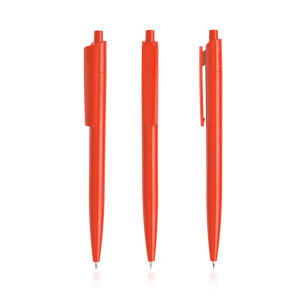 Długopis z recyklingowanego ABS / Recycolor Czerwony