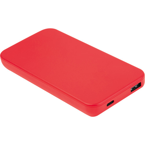 Power bank z ABS z recyklingu 10000 mAh PRESTON Czerwony 3549405 (8)