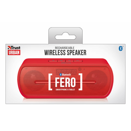 Głośnik Bluetooth Fero TRUST Czerwony EG 033605 (1)