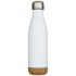 Cove butelka na wodę o pojemności 500 ml ze stali nierdzewnej z podwójnymi ściankami i izolacją próżniową oraz detalami korkowymi Biały 10089201 (1) thumbnail