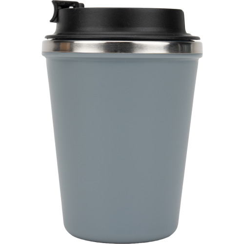 Kubek termiczny 350 ml z powłoką z recyklingu METODY Szary 8496207 (4)