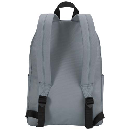 Byron plecak na 14-calowego laptopa o pojemności 16 l z recyklingu z certyfikatem GRS Szary 13009682 (3)