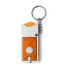 Brelok do kluczy, lampka LED, żeton do wózka na zakupy pomarańczowy V2452-07  thumbnail