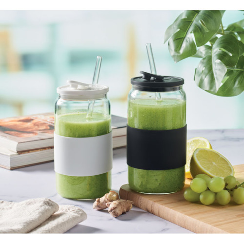 Wysoki kubek borokrzem. 550 ml Bialy MO2506-06 (5)