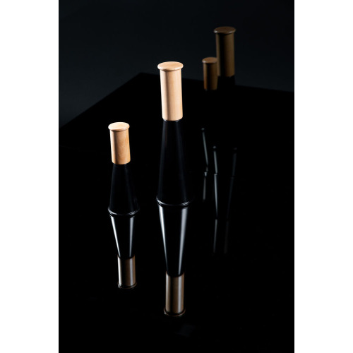 Młynek do soli i pieprzu Gurken, duży, czarny/brązowy Czarny/Brązowy 5018625- (3)