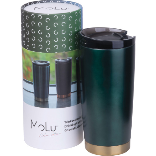 Kubek termiczny La Louviere MoLu 600 ml Ciemnozielony 535099 